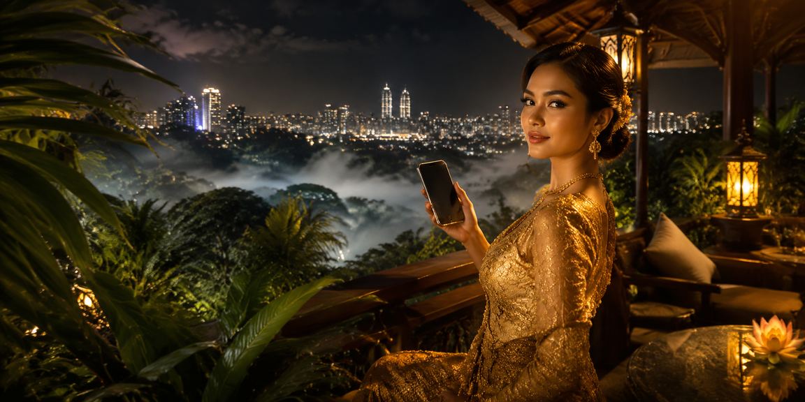 Pengguna mendaftar akaun 1025 dengan mudah melalui telefon pintar di Malaysia